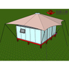 Containerized Prefabricated Hotel With Overall Covering Tent, Movable Pop-up Hotel With Balcony
