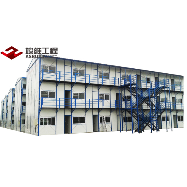 3 Floor K Modular House for G+2 Labor Camp Accommodation, Construction Site Dormitory, Prefab Worker House