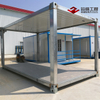 Blue Containerized Porta Cabin, 20ft Flatpack Container House for Living Home/Office