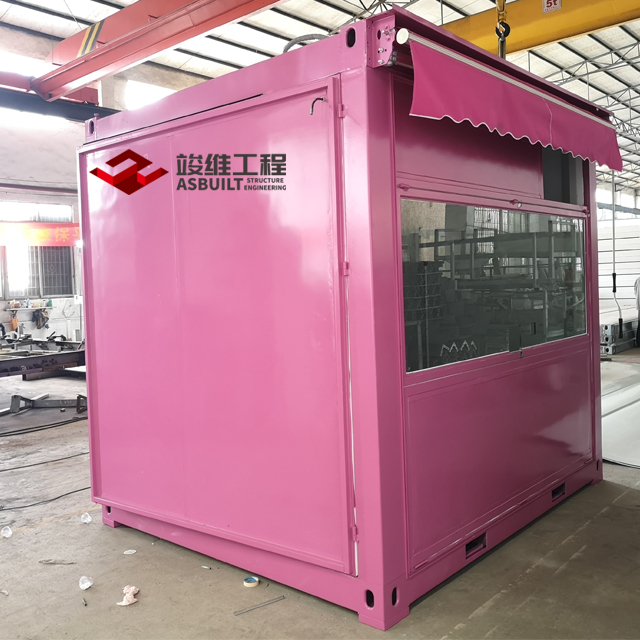 10ft Flatpack Container House for Pop-up Kiosk Store Coffee Shop, 3m Cabin