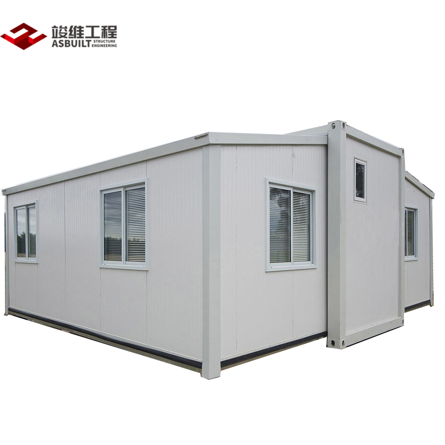 Expandable Container House for Living Home with 2 Bedrooms, Smart House in Expansion Box