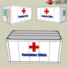 Prefabricatd Flatpack Container House for Movable Convenient Ambulance Station Mobile Clinic Cabin