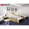 Hotel Furniture, Wooden Bed/Wardrobe/Cabinet/Desk/Bedside Table for Prefabricated Apartment