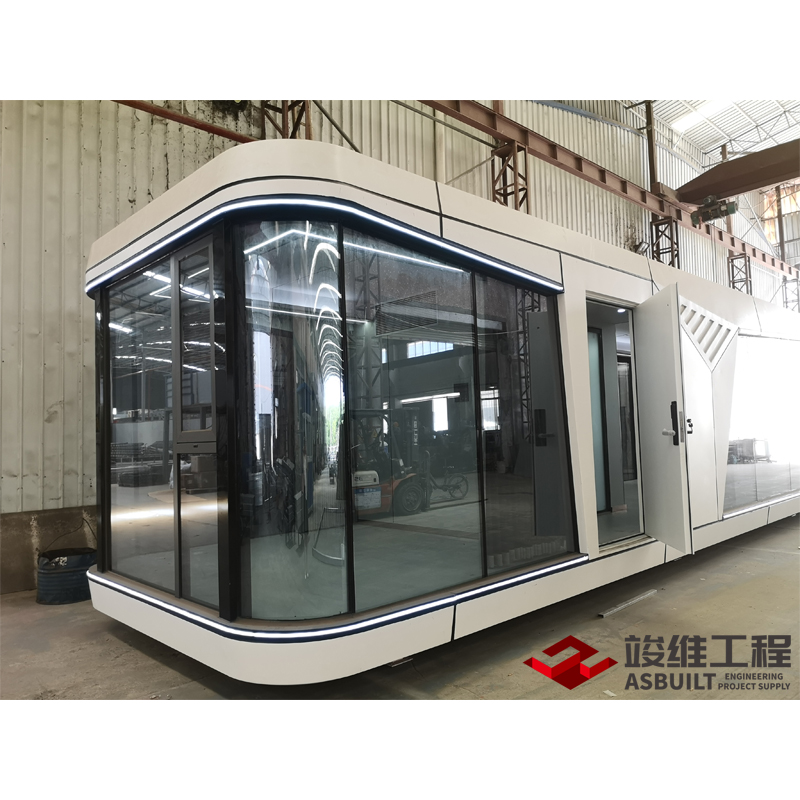 Prefab Glamping Land Capsule Pod, Off Grid Tiny House