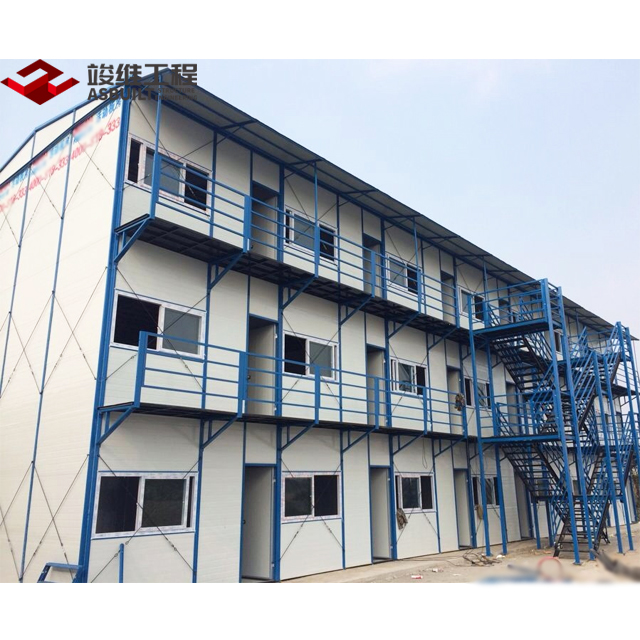3 Floor K Modular House for G+2 Labor Camp Accommodation, Construction Site Dormitory, Prefab Worker House