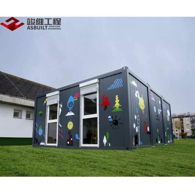 Prefabricated Flatpack Container House for Temporary Kindergarten Classroom Modules