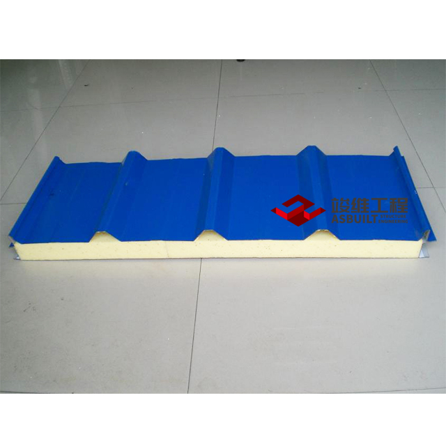 PU Sandwich Panel for Roof Composited by Corrugated Color Coated Galvanized Iron Sheet and Insulated Polyurethane