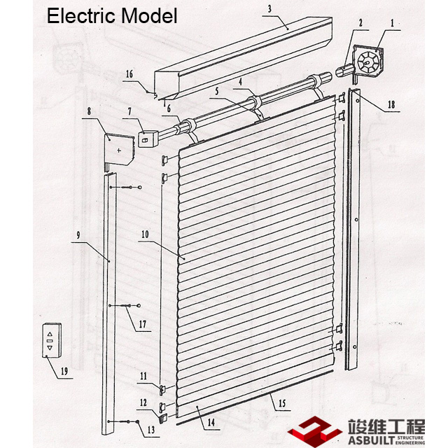 Electric Model of Curtain Window