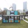 Prefabricated Exhibition Hall, Showroom Building Assembled By Flatpack Container Modules