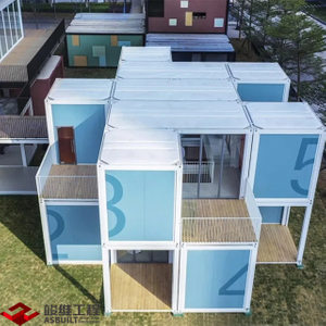 Prefabricated School Classroom Building Assembled By Flatpack Container Modules
