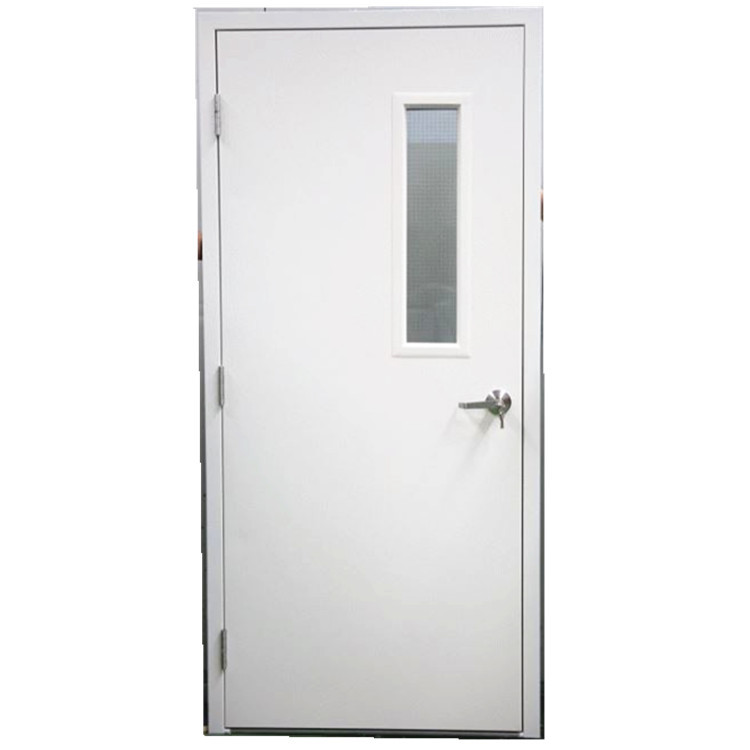 Prefabricated Container Steel Door with Visible Glass Window