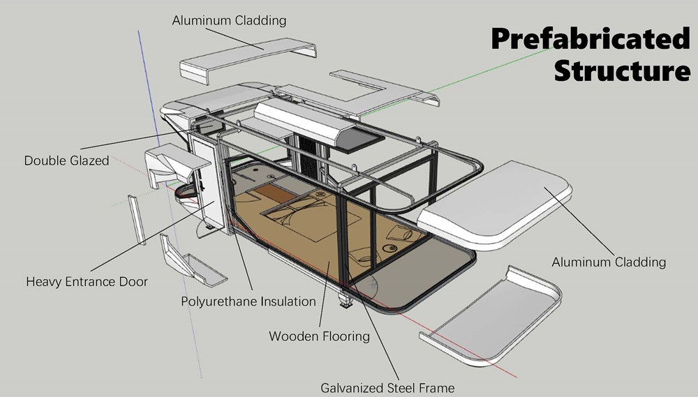 Capsule Pod_ASBUILT_Prefabricated Structure