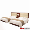Hotel Furniture, Wooden Bed/Wardrobe/Cabinet/Desk/Bedside Table for Prefabricated Apartment