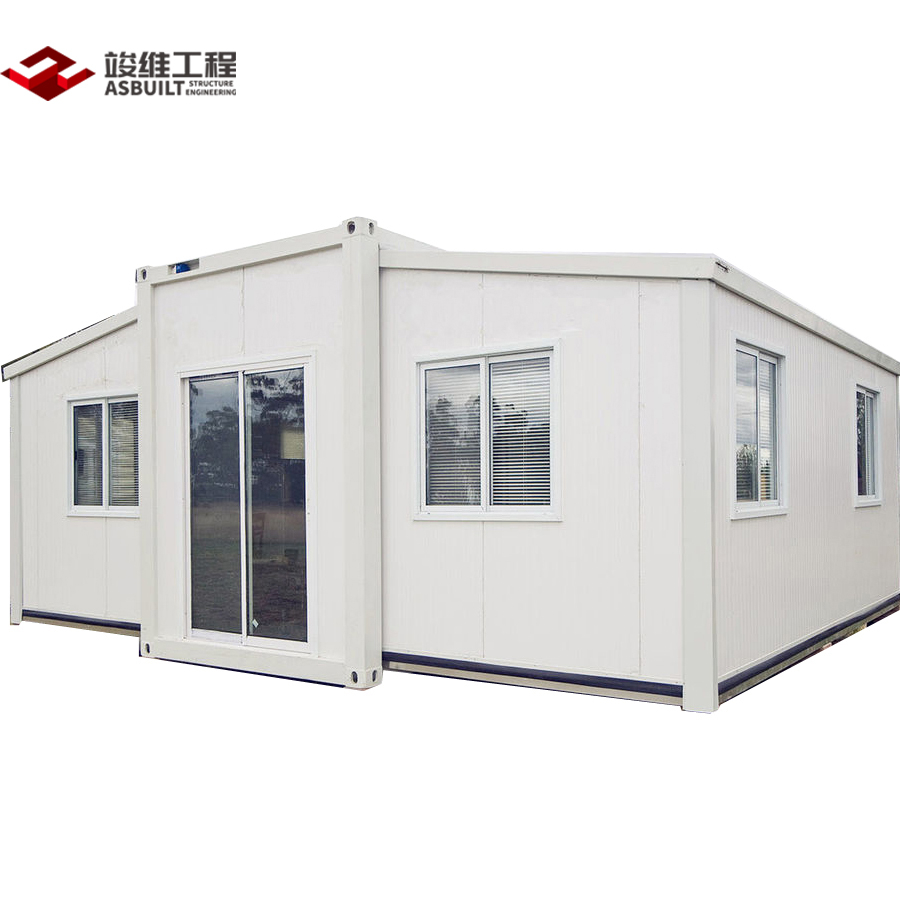 Expandable Container House for Living Home with 2 Bedrooms, Smart House in Expansion Box